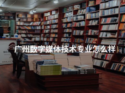 广州数字媒体技术专业怎么样