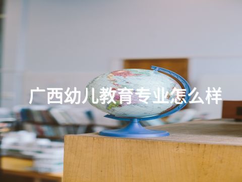 广西幼儿教育专业怎么样