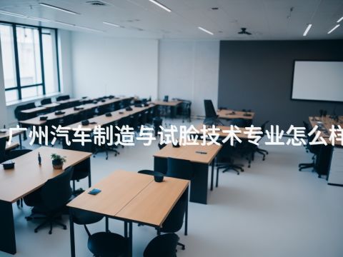 广州汽车制造与试脸技术专业怎么样