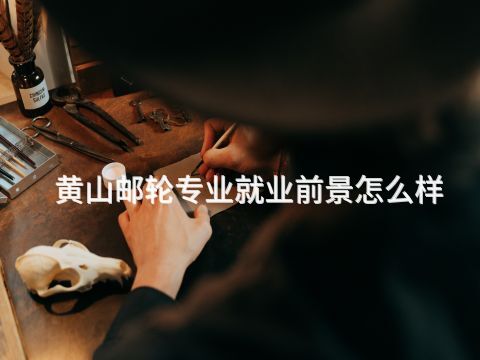 黃山郵輪專業就業前景怎么樣