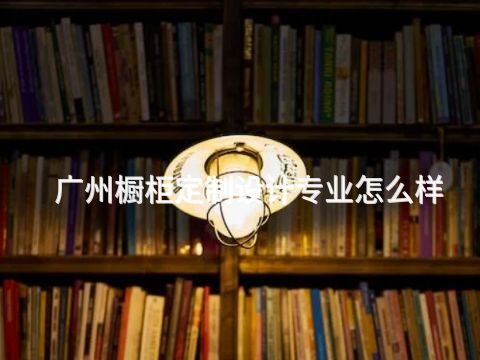 广州橱柜定制设计专业怎么样