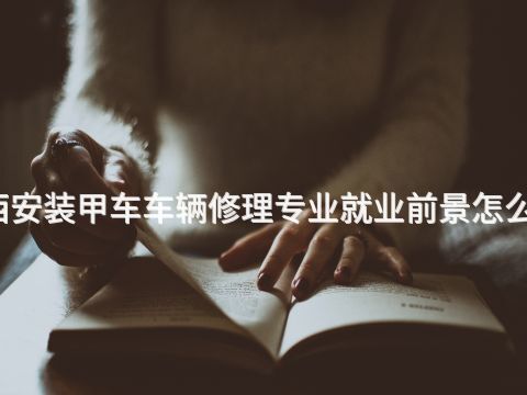 西安装甲车车辆修理专业就业前景怎么样(图1) 西安装甲车车辆修理专业就业前景怎么样(图1)
