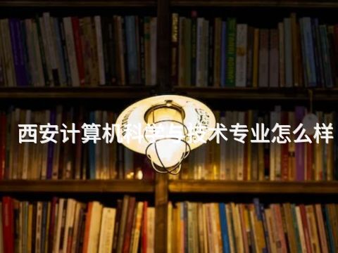 西安计算机科学与技术专业怎么样(图1)