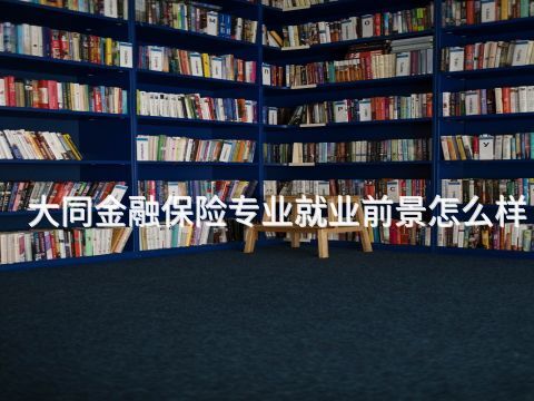 大同金融保险专业就业前景怎么样(图1) 大同金融保险专业就业前景怎么样(图1)