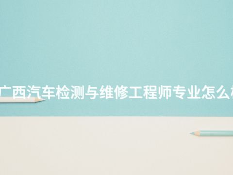 广西汽车检测与维修工程师专业怎么样(图1)