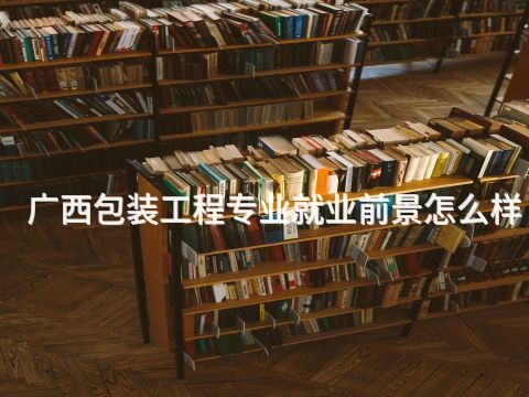 廣西包裝工程專業就業前景怎么樣