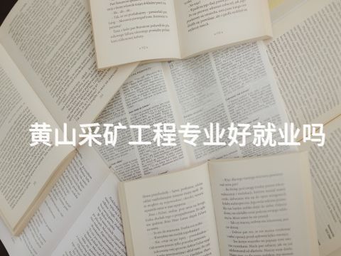 黄山采矿工程专业好就业吗(图1)
