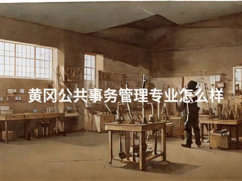 黃岡公共事務(wù)管理專業(yè)怎么樣
