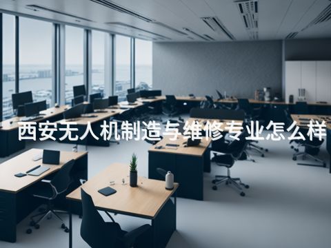西安无人机制造与维修专业怎么样(图1)