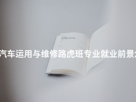 大同汽车运用与维修路虎班专业就业前景怎么样