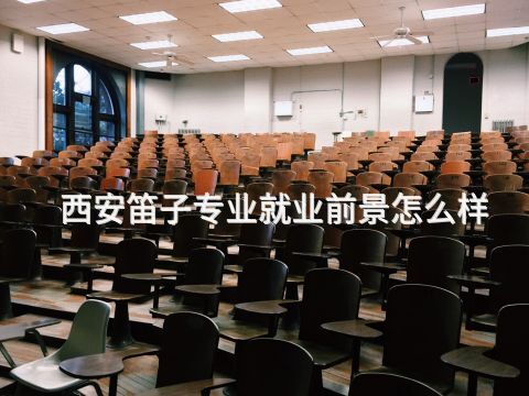 西安笛子专业就业前景怎么样
