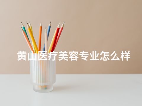 黄山医疗美容专业怎么样