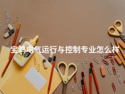 宝鸡电气运行与控制专业怎么样