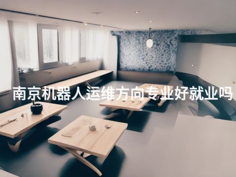 南京機器人運維方向專業好就業嗎