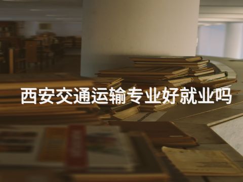 西安交通运输专业好就业吗(图1) 西安交通运输专业好就业吗(图1)