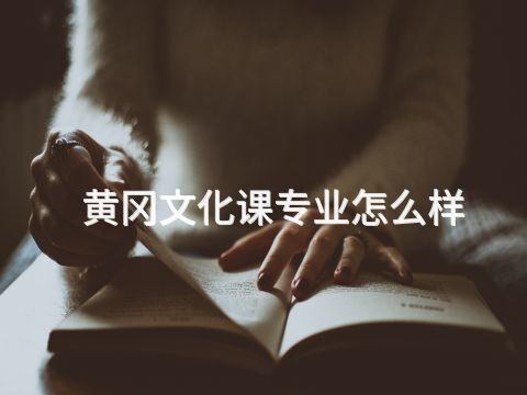 黄冈文化课专业怎么样