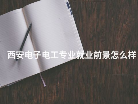 西安电子电工专业就业前景怎么样(图1) 西安电子电工专业就业前景怎么样(图1)