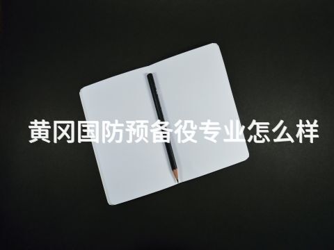 黄冈国防预备役专业怎么样(图1) 黄冈国防预备役专业怎么样(图1)