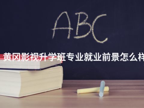 黄冈影视升学班专业就业前景怎么样