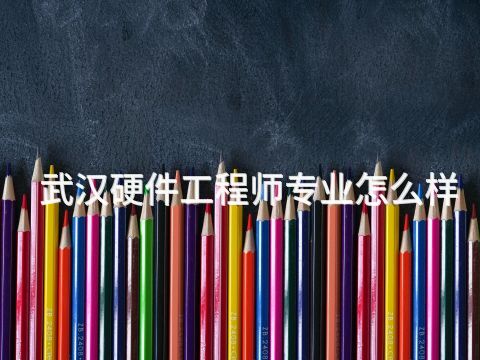 武汉硬件工程师专业怎么样
