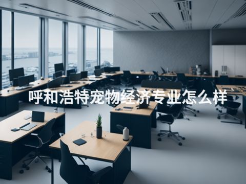 呼和浩特宠物经济专业怎么样