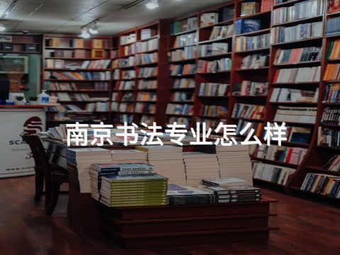 南京書法專業(yè)怎么樣