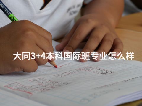 大同3+4本科国际班专业怎么样(图1) 大同3+4本科国际班专业怎么样(图1)