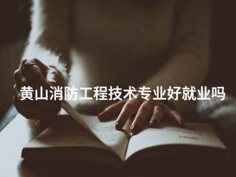 黄山消防工程技术专业好就业吗(图1) 黄山消防工程技术专业好就业吗(图1)