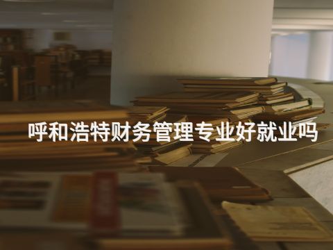 呼和浩特财务管理专业好就业吗