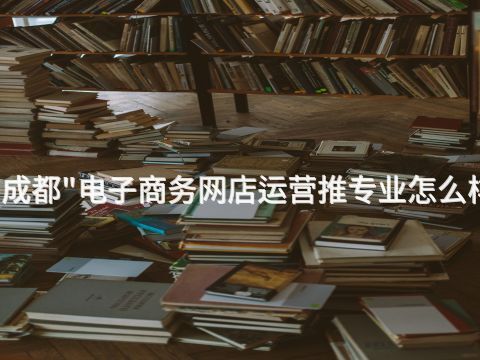 成都"电子商务网店运营推专业怎么样(图1)
