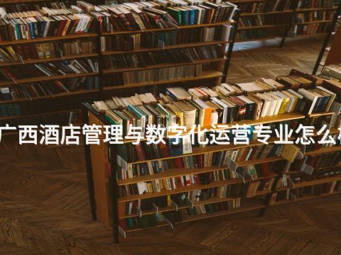 广西酒店管理与数字化运营专业怎么样