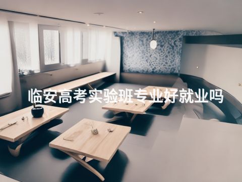 临安高考实验班专业好就业吗