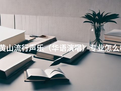 黃山流行聲樂（華語演唱）專業(yè)怎么樣