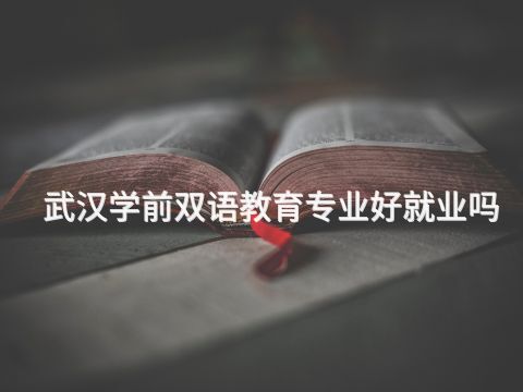 武汉学前双语教育专业好就业吗(图1) 武汉学前双语教育专业好就业吗(图1)