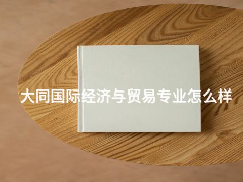大同国际经济与贸易专业怎么样(图1) 大同国际经济与贸易专业怎么样(图1)