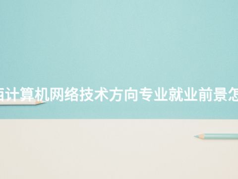 广西计算机网络技术方向专业就业前景怎么样