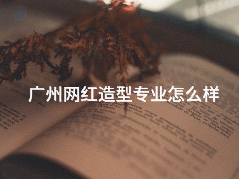 广州网红造型专业怎么样