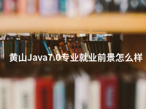 黄山Java7.0专业就业前景怎么样(图1) 黄山Java7.0专业就业前景怎么样(图1)