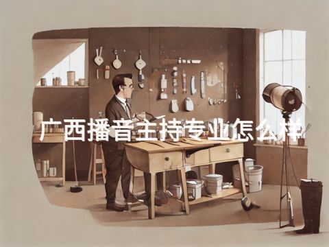 广西播音主持专业怎么样