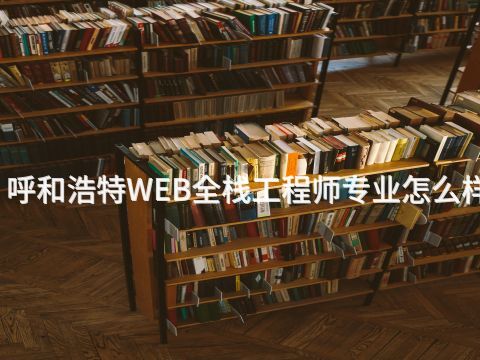 呼和浩特WEB全栈工程师专业怎么样
