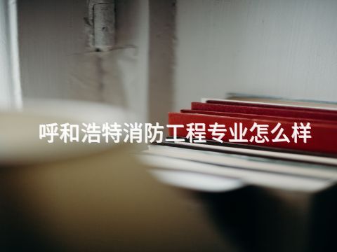 呼和浩特消防工程专业怎么样(图1) 呼和浩特消防工程专业怎么样(图1)