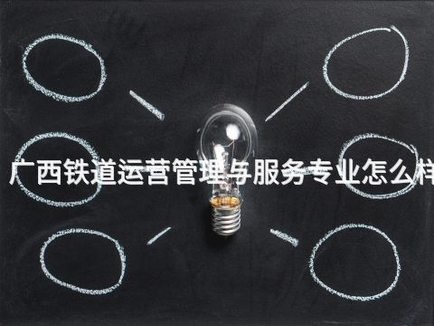 廣西鐵道運(yùn)營(yíng)管理與服務(wù)專業(yè)怎么樣
