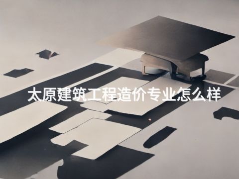 太原建筑工程造價專業怎么樣