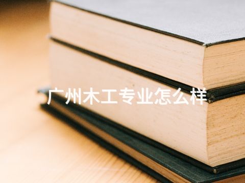 广州木工专业怎么样
