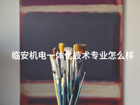 临安机电一体化技术专业怎么样(图1) 临安机电一体化技术专业怎么样(图1)