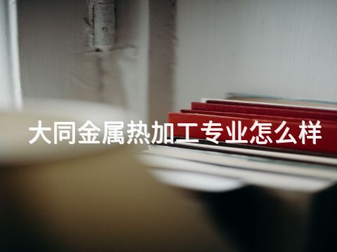 大同金属热加工专业怎么样(图1) 大同金属热加工专业怎么样(图1)