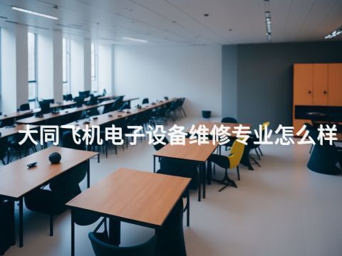 大同飞机电子设备维修专业怎么样(图1)