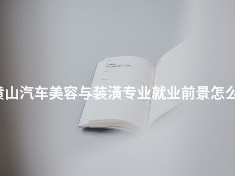 黄山汽车美容与装潢专业就业前景怎么样(图1) 黄山汽车美容与装潢专业就业前景怎么样(图1)