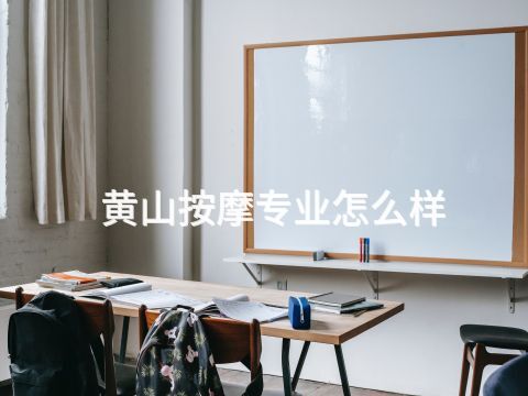 黄山按摩专业怎么样