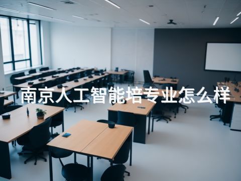 南京人工智能培专业怎么样(图1)